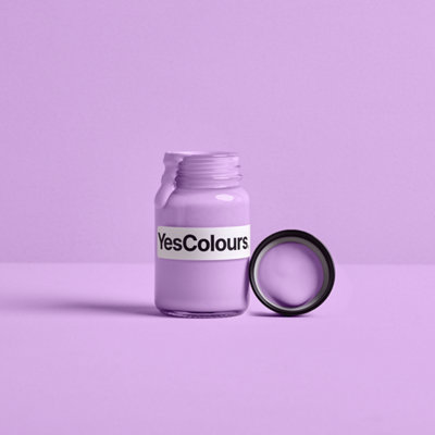 YesColours Joyful Lilac paint sample (60ml), Premium, Low VOC, Pet Friendly, Sustainable, Vegan