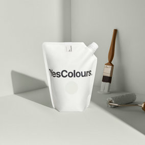 YesColours Joyful Neutral matt emulsion paint, 1 Litre, Premium, Low VOC, Pet Friendly, Sustainable, Vegan