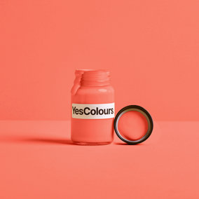 YesColours Joyful Orange paint sample (60ml), Premium, Low VOC, Pet Friendly, Sustainable, Vegan