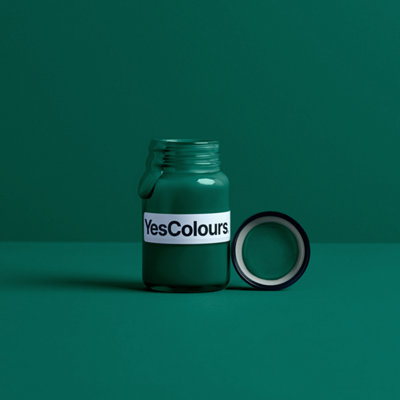 YesColours Loving Green paint sample (60ml), Premium, Low VOC, Pet Friendly, Sustainable, Vegan