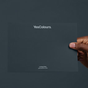 YesColours Loving Grey paint swatch, perfect colour match