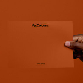 YesColours Loving Orange paint swatch, perfect colour match