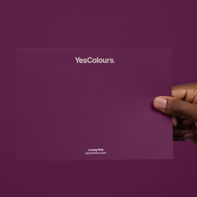 YesColours Loving Pink paint swatch, perfect colour match