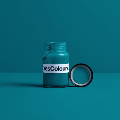 YesColours Loving Teal paint sample (matt, 60ml)