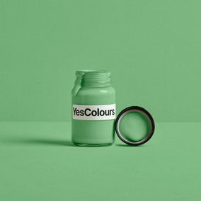 YesColours Mellow Green paint sample (60ml), Premium, Low VOC, Pet Friendly, Sustainable, Vegan