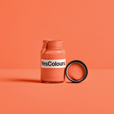 Yescolours Mellow Orange Paint Sample (60ml), Premium, Low Voc, Pet 