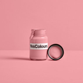 YesColours Mellow Pink paint sample (60ml), Premium, Low VOC, Pet Friendly, Sustainable, Vegan