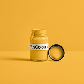 YesColours Mellow Yellow paint sample (60ml), Premium, Low VOC, Pet Friendly, Sustainable, Vegan