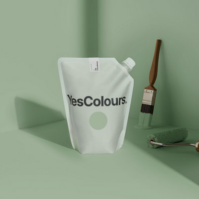 YesColours Nostalgic Green matt emulsion paint, 3 Litres