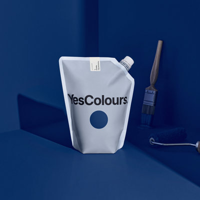 YesColours Passionate Blue eggshell paint, 5 Litres