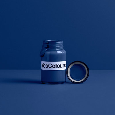 YesColours Passionate Blue paint sample (60ml), Premium, Low VOC, Pet