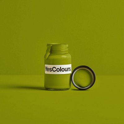 YesColours Passionate Olive Green paint sample (60ml), Premium, Low VOC
