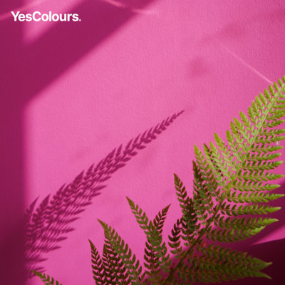 YesColours Passionate Pink matt emulsion paint, 2 Litres