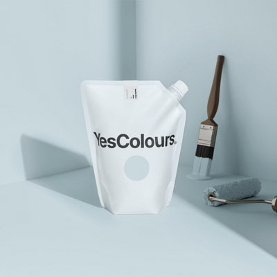 YesColours Restful Blue matt emulsion paint, 3 Litres