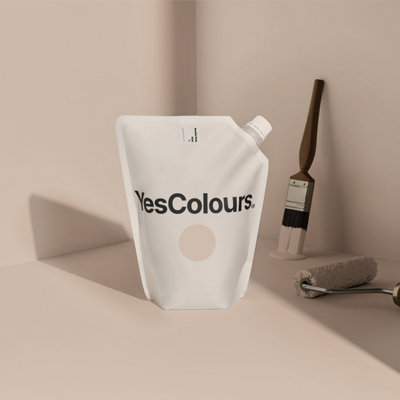 YesColours Restful Pink matt emulsion paint, 2.5 Litre tub