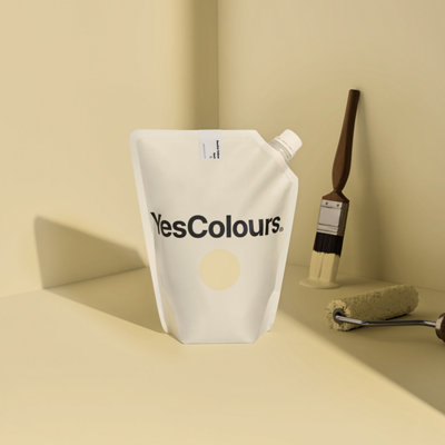 YesColours Restful Yellow matt emulsion paint, 2.5 Litre tub