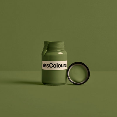 YesColours Secluded Green paint sample (matt, 60ml)