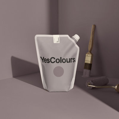 YesColours Secluded Lilac matt emulsion paint, 4 Litres