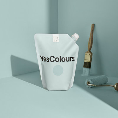 YesColours Serene Green matt emulsion paint, 5 Litres