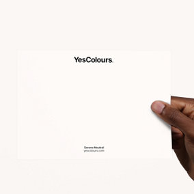 YesColours Serene Neutral paint swatch, perfect colour match