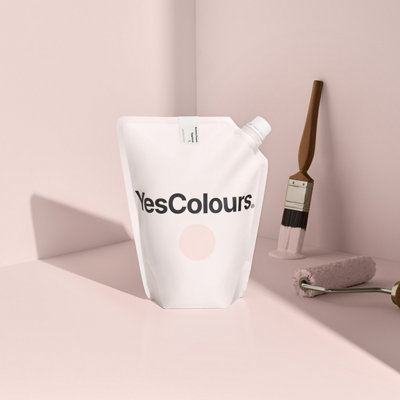 YesColours Serene Peach eggshell paint, 1 Litre