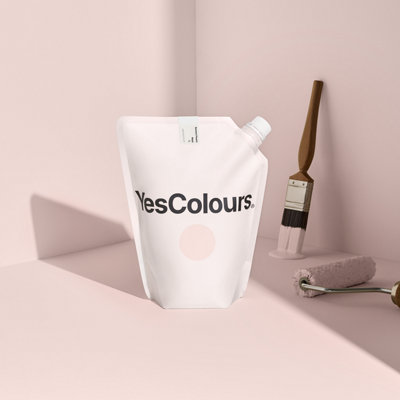 YesColours Serene Peach matt emulsion paint, 2 Litres