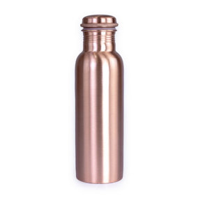 Yoga-Mad Plain Copper 0.8L Water Bottle Copper (One Size)