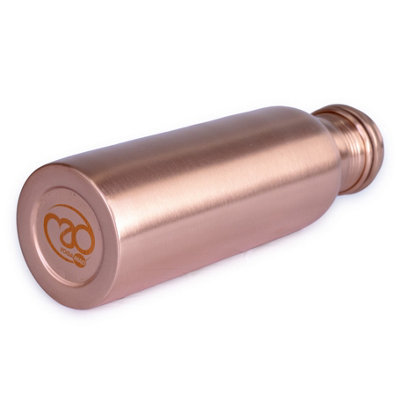 Yoga-Mad Plain Copper 0.8L Water Bottle Copper (One Size)