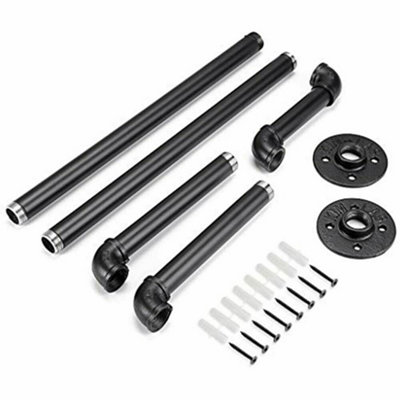 Yohood 100cm Industrial Pipe Clothing Rail - 1 Pack - 6