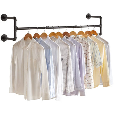 Yohood 105cm Industrial Pipe Clothing Rail - 1 Pack Price Comparisons | Compare The Build