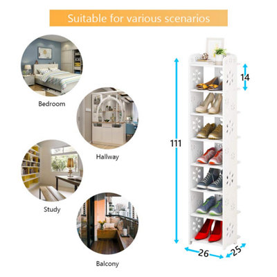 Yohood 8-Tier Shoe Rack - 4