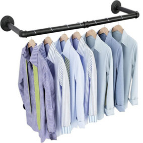 Yohood  92cm Industrial Pipe Clothes Rail - 1 Pack