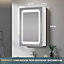 Yohood Bathroom Cabinet Mirror with LED Lights - 45cm x 60cm