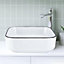 Yohood Bathroom Wash Basin Sink Washroom Ceramic - Square 385x385x140 mm