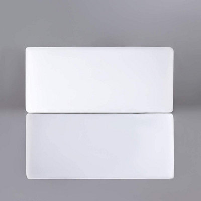 Yohood Ceramic Small Rectangle Vessel Sink - 48cm x 37cm - 5