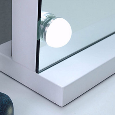 Yohood Large Vanity Mirror with 15 LED Lights - 8