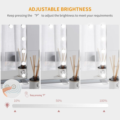 Yohood LED Makeup Mirror with 14 Dimmable Bulb - 5