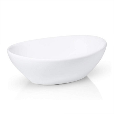 Yohood White Oval Bowl Sink - 8