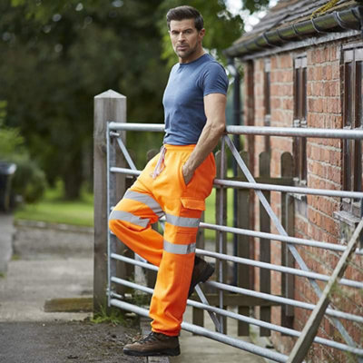 Yoko Adults Unisex Hi Vis Jogging Pants