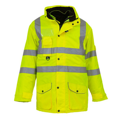 Yoko Hi Vis Multi-Function Breathable & Waterproof 7-In-1 Jacket (Pack of 2)