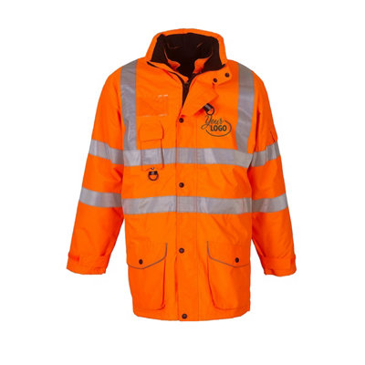 Yoko Hi Vis Multi-Function Breathable & Waterproof 7-In-1 Jacket