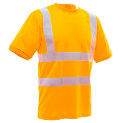 Yoko Ladies/Womens Hi-Vis Short Sleeve T-Shirt