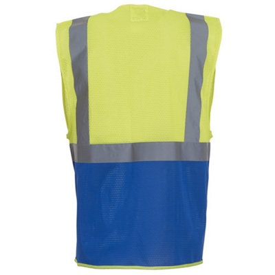 Yoko Mens Executive Mesh Hi Vis Vest DIY at B Q