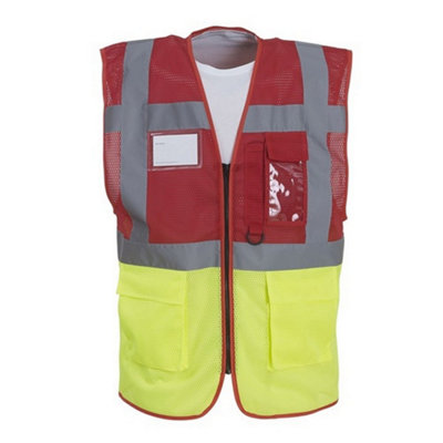 Yoko Mens Executive Mesh Hi-Vis Vest