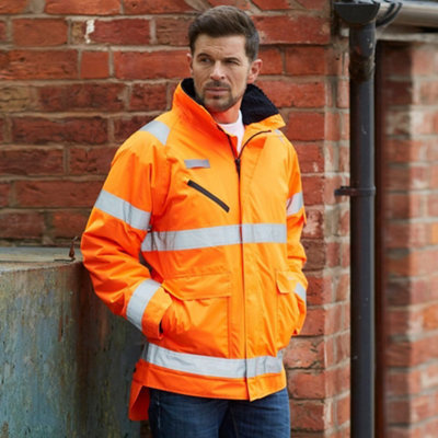 Yoko Mens Fontaine Hi-Vis Jacket - 3
