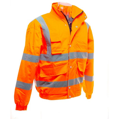Yoko Mens Hi-Vis Bomber Jacket Quality Product - 5