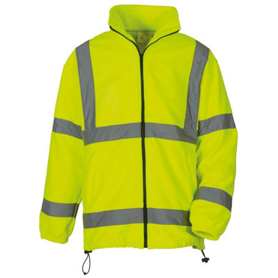 Mens hi vis fleece sale