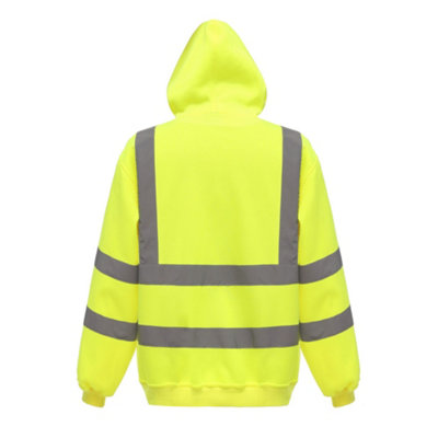 Yoko Mens Hi Vis Reflective Hoodie