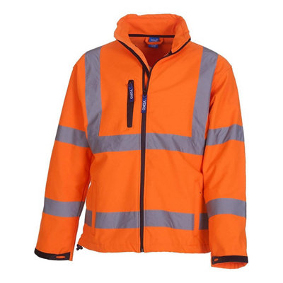 Yoko Mens Hi-Vis Softshell Jacket (Pack Of 2)