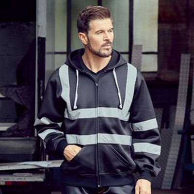 Mens black hotsell work hoodie